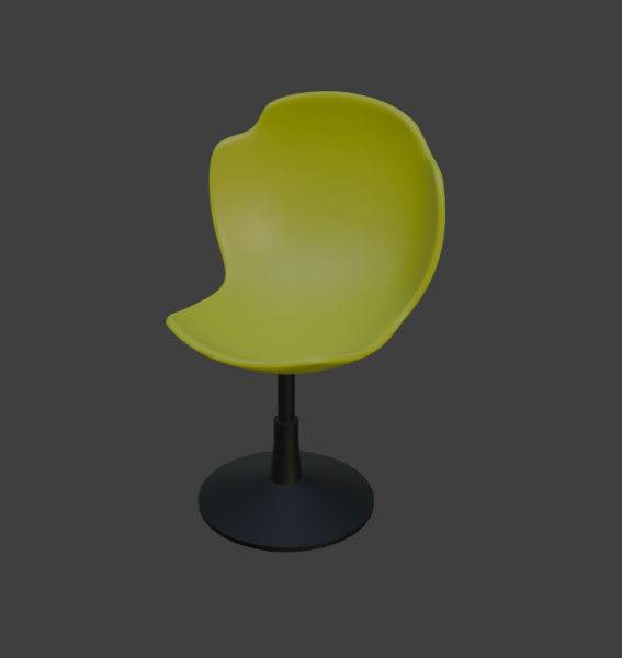 KITCHEN STOOL 3D Модель .c4d .max .obj .3ds .fbx .stl .blend 