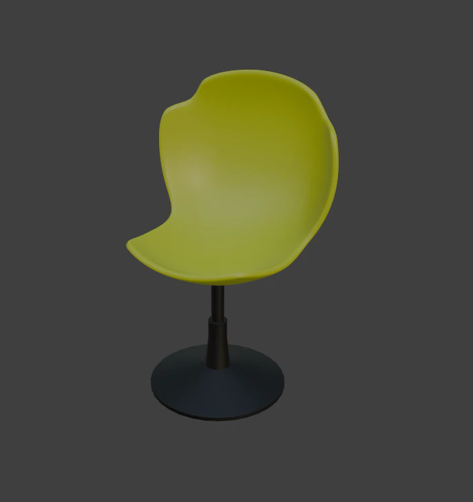 KITCHEN STOOL 3D Model .c4d .max .obj .3ds .fbx .stl .blend 
