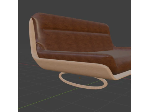 LEATHER COUCH 3D Model