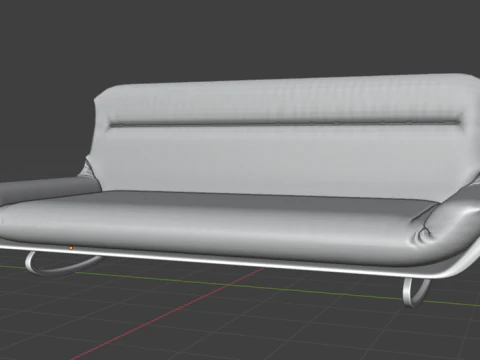 LEATHER COUCH 3D Model