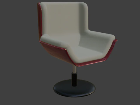 SEDIA BOSS DI LUSSO IN PELLE Modello 3D