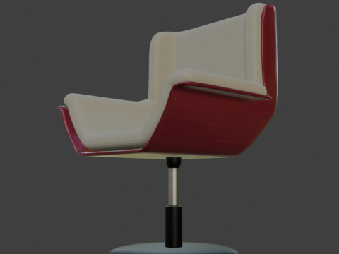 LEATHER LUXORY BOSS CHAIR 3D Model