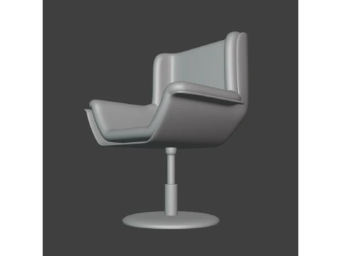 LEATHER LUXORY BOSS CHAIR 3D Model
