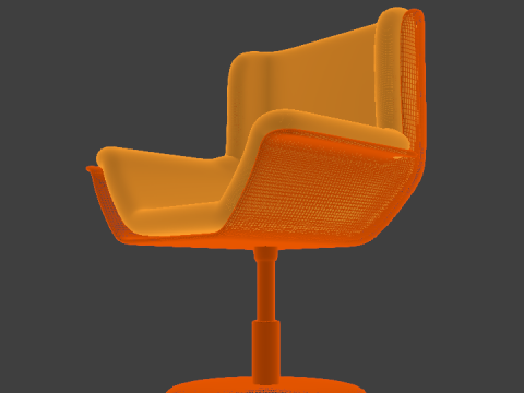 LEATHER LUXORY BOSS CHAIR 3D Model