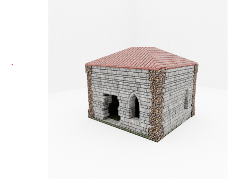 GOTHIC STONE HOUSE 3D-Modell