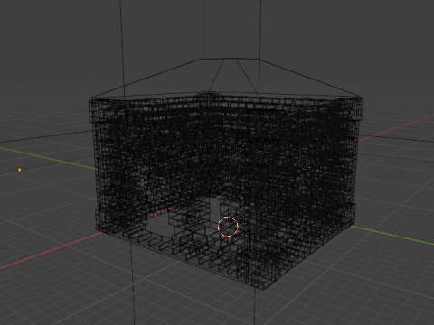 RUMAH BATU GOTIK Model 3D