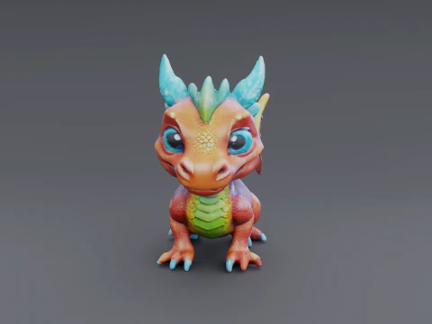 &Acirc;mbar Beb&ecirc; Drag&atilde;o 1 Modelo 3D