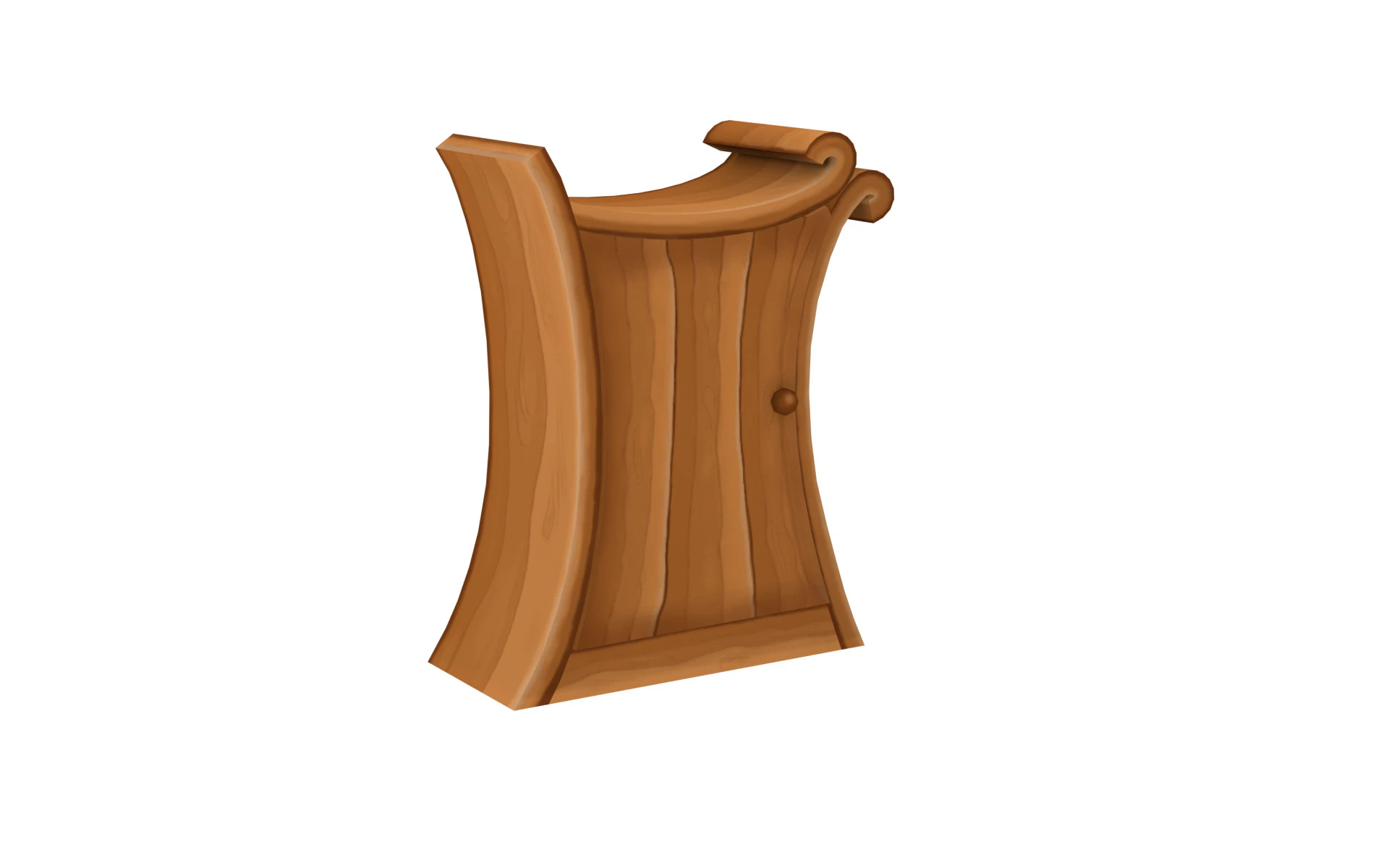 Fantasy cabinet 3D Model .c4d .max .obj .3ds .fbx .stl .blend 