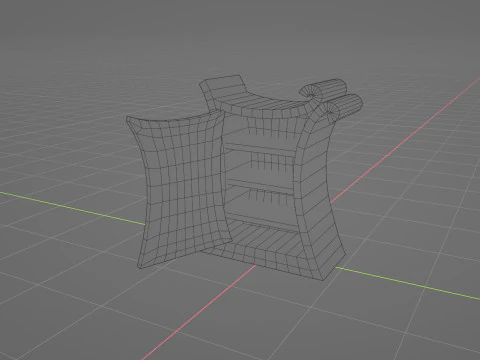 Fantasy cabinet 3D Model
