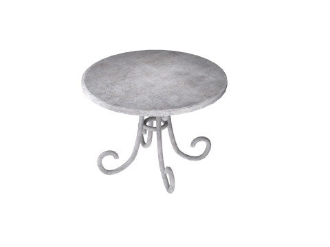 Metal table 3D Model