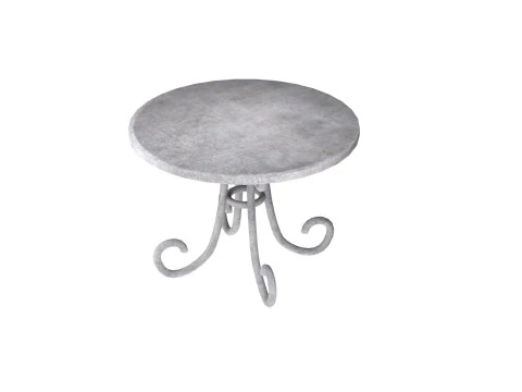 Metal table 3D Model