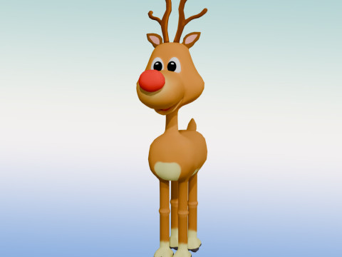Rudolph the rednosed reindeer Modelo 3D