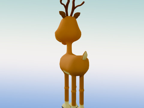 Rudolph the rednosed reindeer Modelo 3D