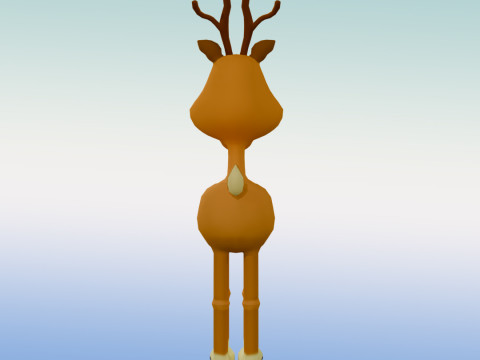 Rudolph the rednosed reindeer Modelo 3D