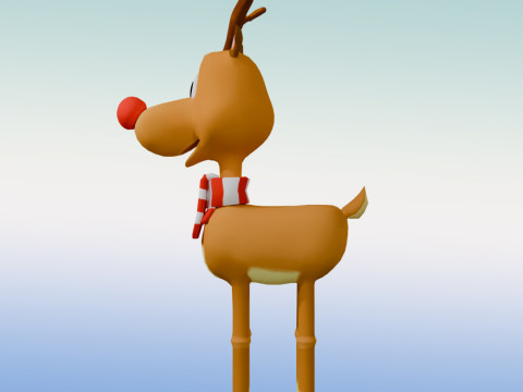 Rudolph the rednosed reindeer Modelo 3D