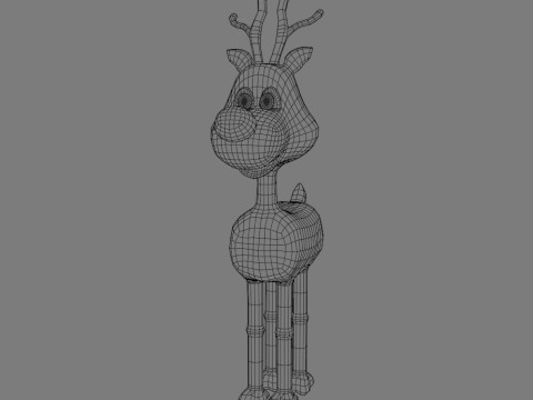 Rudolph the rednosed reindeer Modelo 3D