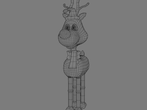 Rudolph the rednosed reindeer Modelo 3D