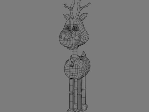 Rudolph the rednosed reindeer Modelo 3D