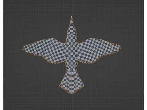 Game Ready Kookaburra with Animations Low-poly 3D Model