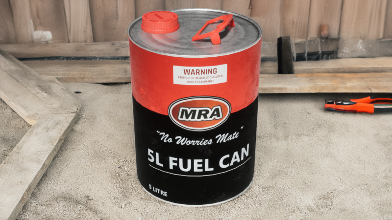 5L Fuel Can - Game Ready 3D Model .c4d .max .obj .3ds .fbx .stl .blend 