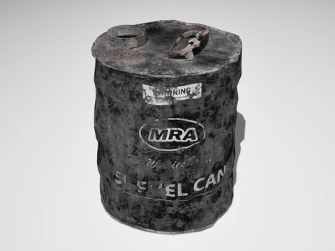 5L Fuel Can - Game Ready 3D Model