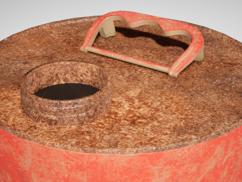 5L Fuel Can - Game Ready 3D Model