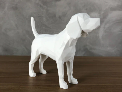 Beagle niskopolimerowe Model do druku 3D