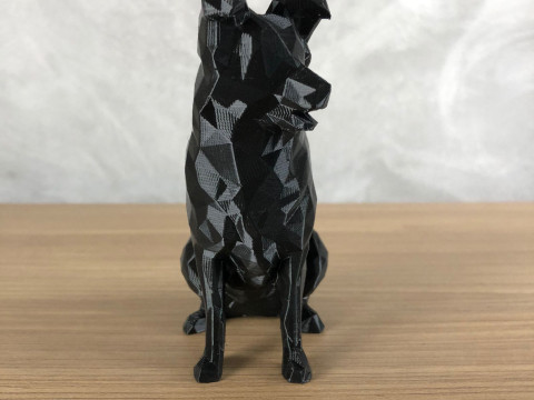 Low Poly Border Collie 3D Принт Модель