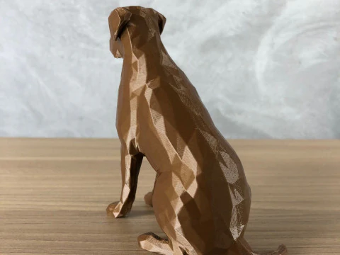 Low Poly Boxer 3D Print Model
