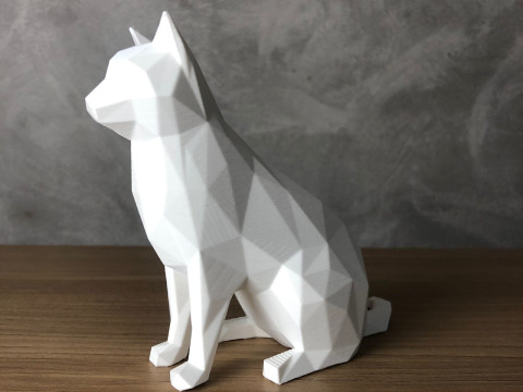 Low Poly Cat 3D Print Model