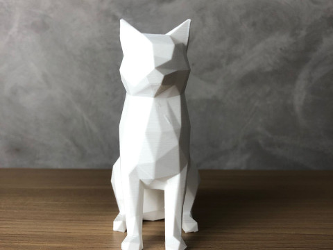 Low Poly Cat 3D Принт Модель