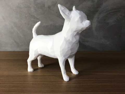 Low Poly Chihuahua 3D Print Model