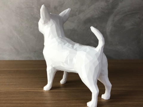 Low Poly Chihuahua 3D 打印模型