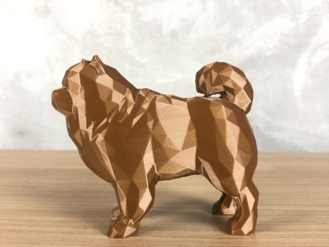 Low Poly Chow Chow 3D Принт Модель