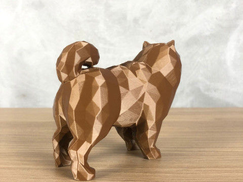 Low Poly Chow Chow 3D Принт Модель