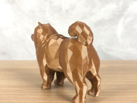 Low Poly Chow Chow 3D Принт Модель