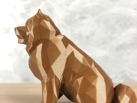Low Poly Chow Chow 3D 打印模型