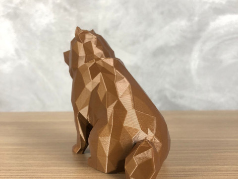 Low Poly Chow Chow 3D 打印模型