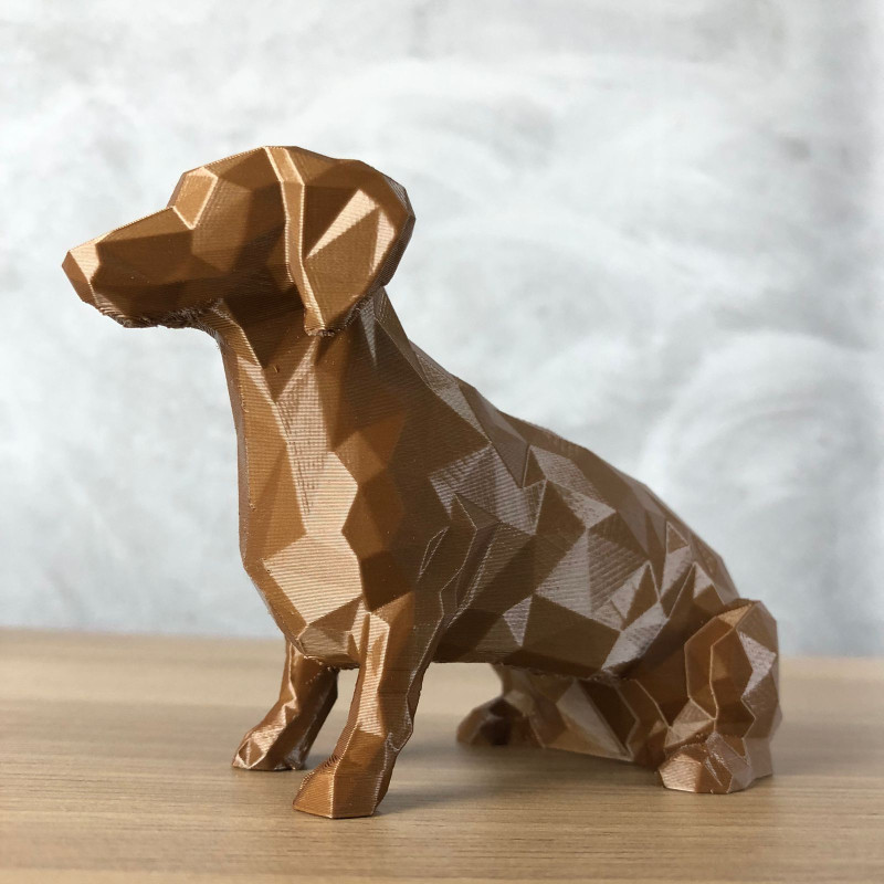 Low Poly Dachshund Modèles 3D en vedette .c4d .max .obj .3ds .fbx .stl .blend 