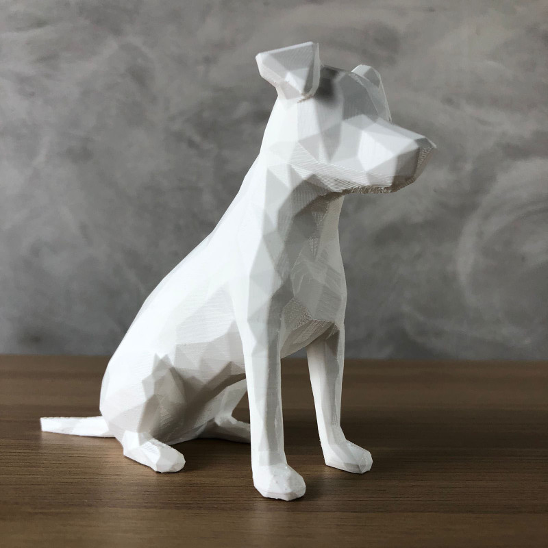 Low Poly Jack Russell Modelo de impresión 3D .c4d .max .obj .3ds .fbx .stl .blend 