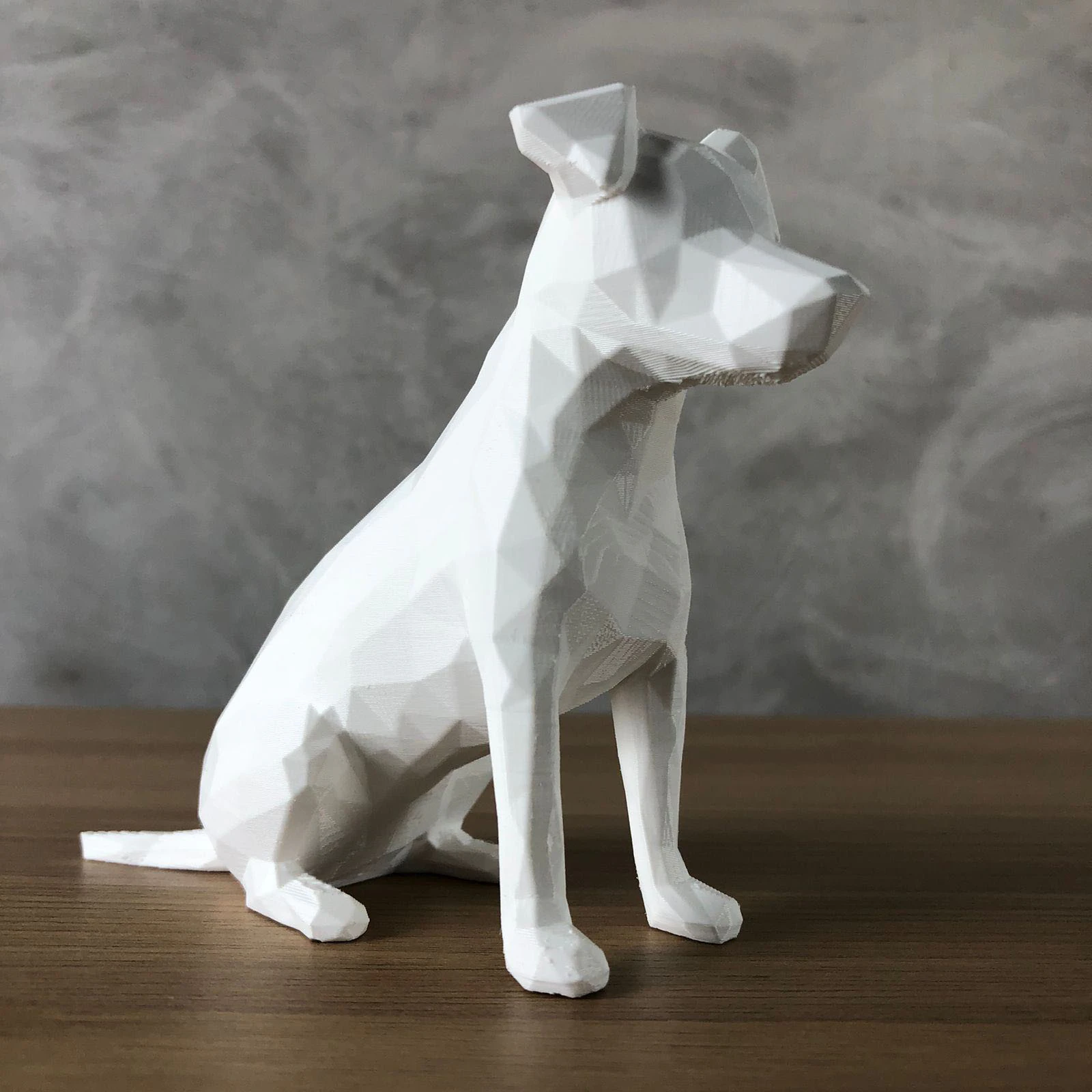 Low Poly Jack Russell 3D Print Model .c4d .max .obj .3ds .fbx .stl .blend 