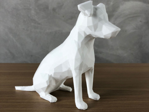 Low Poly Jack Russell Modelo de impresión 3D