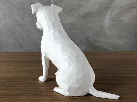 Low Poly Jack Russell Modelo de impresión 3D