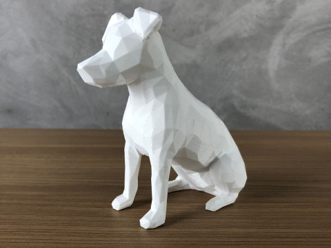 Low Poly Jack Russell Modelo de impresión 3D