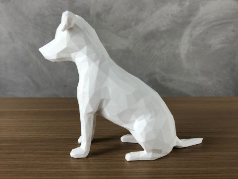 Low Poly Jack Russell Modelo de impresión 3D