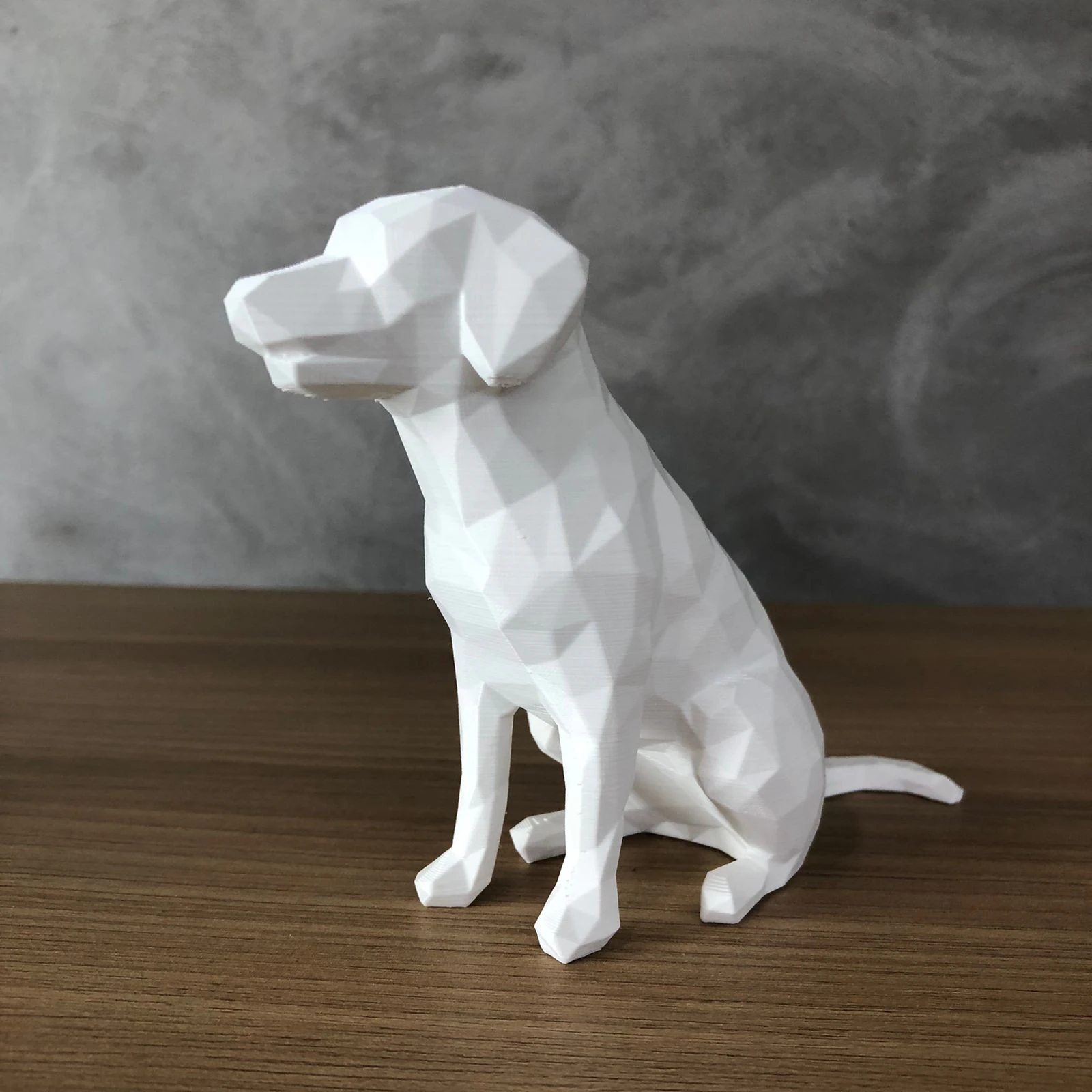 Low Poly Labrador Retriever 3D Print Model .c4d .max .obj .3ds .fbx .stl .blend