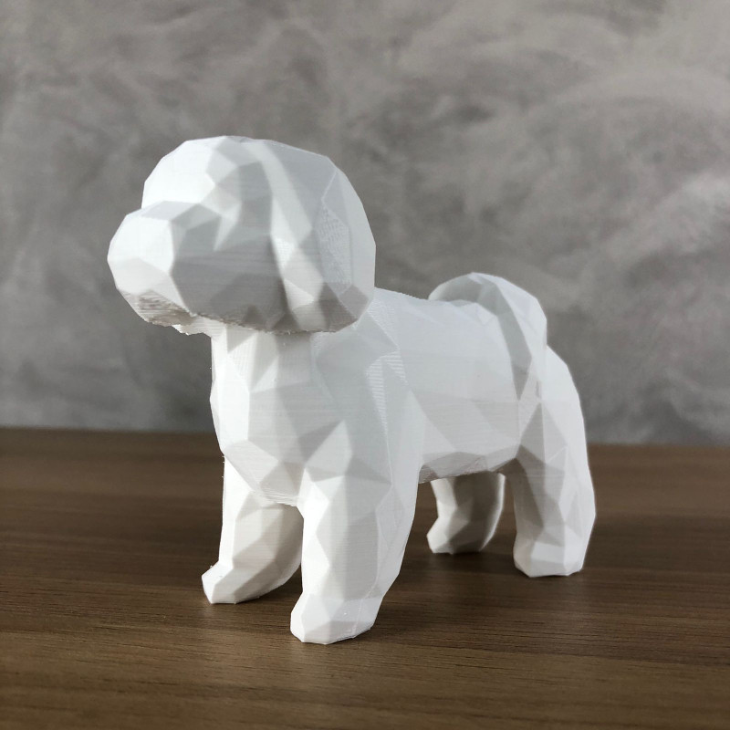 Low Poly Shih tzu Modelo de impresión 3D .c4d .max .obj .3ds .fbx .stl .blend 
