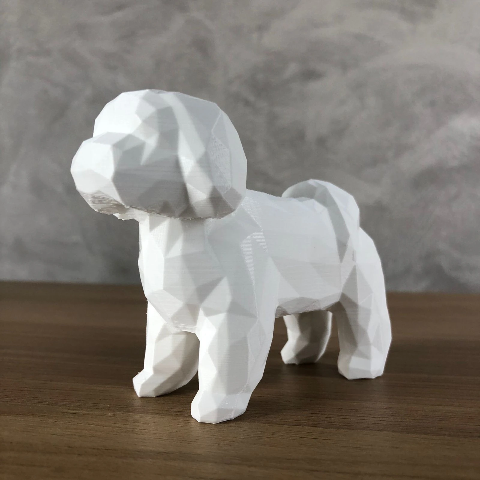 Low Poly Shih tzu 3D Print Model .c4d .max .obj .3ds .fbx .stl .blend