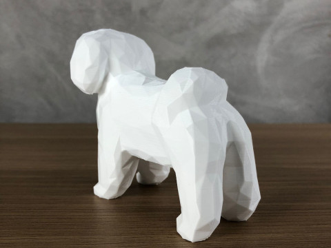 Low Poly Shih tzu Modelo de impresión 3D
