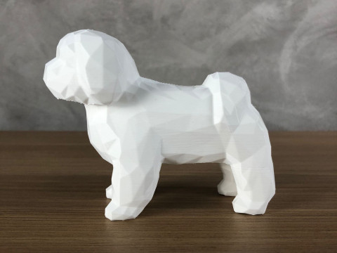 Low Poly Shih tzu Modelo de impresión 3D